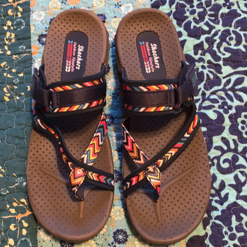 New Multi color Skechers-  outdoor lifestyle sandals